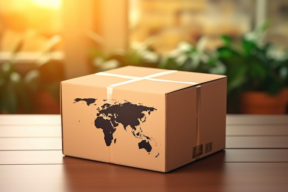 brown-parcel-cardboard-box-soaring-world-map-symbolizing-concept-online-delivery-serv